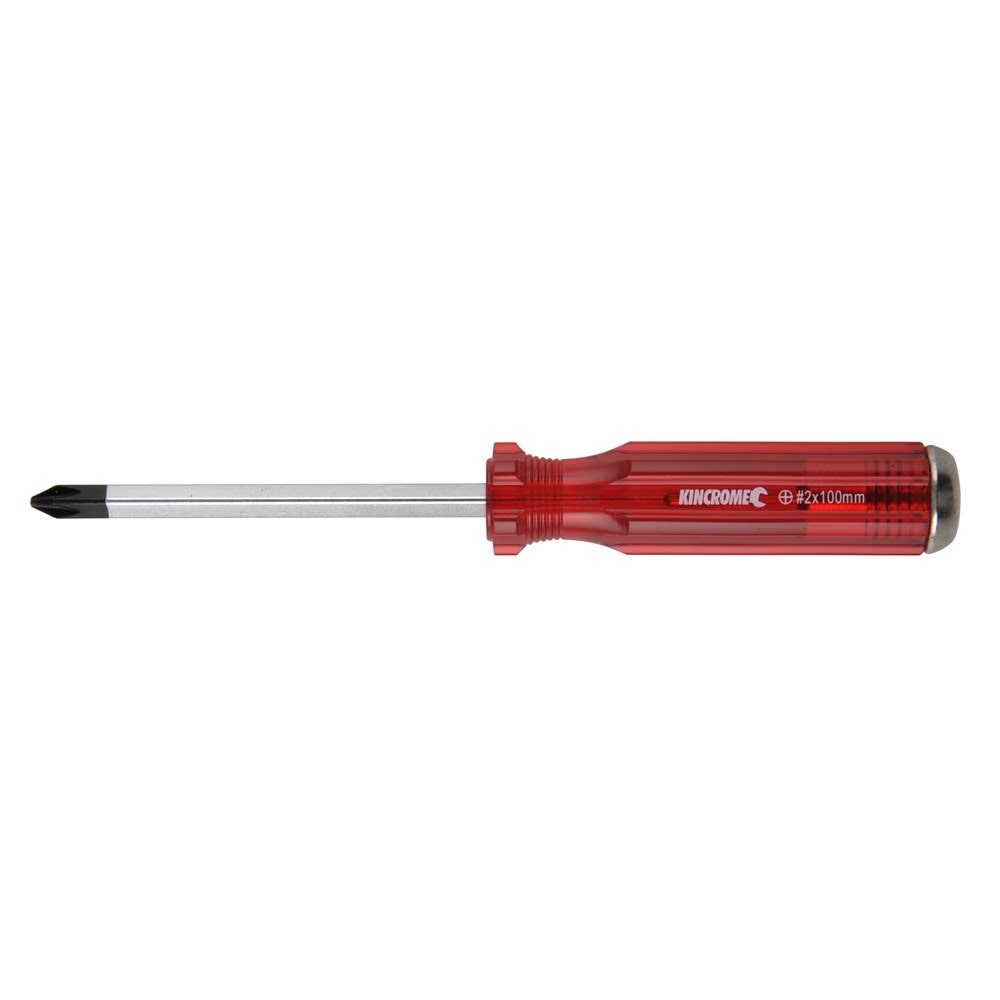 KINCROME No 2 x 100mm Thru-Tang Phillips Screwdriver K5180