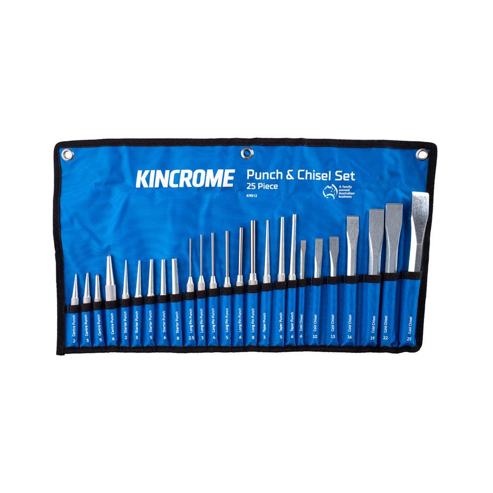 KINCROME Punch and Chisel Set 25 Piece K9512