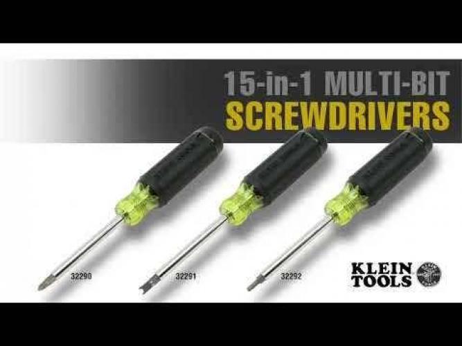 KLEIN 15-in-1 Tamperproof Multi-Bit Screwdriver A-32291