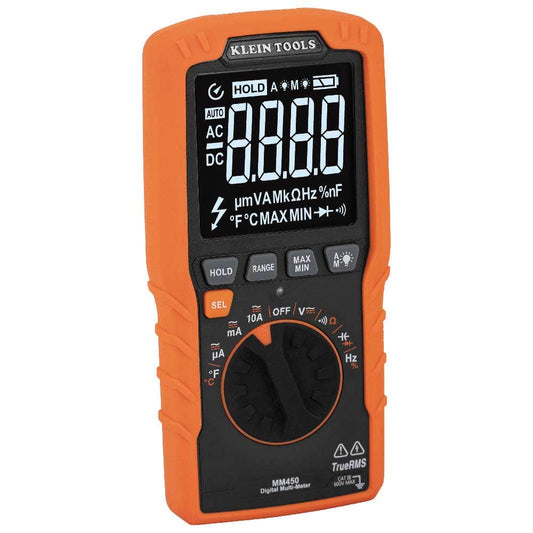 KLEIN 600V 10A AC DC Autorange TRMS Slim Mmeter A-MM450
