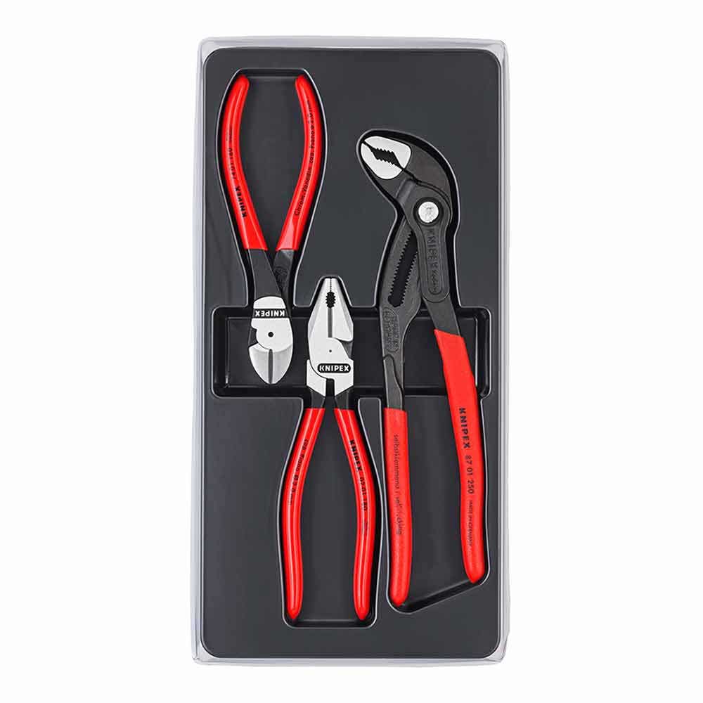 KNIPEX 3 Piece Power Pack Plier Set 00 20 10