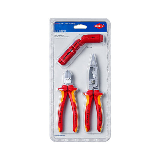 KNIPEX Electrical Installations Set - 3 Piece 003130BKV01