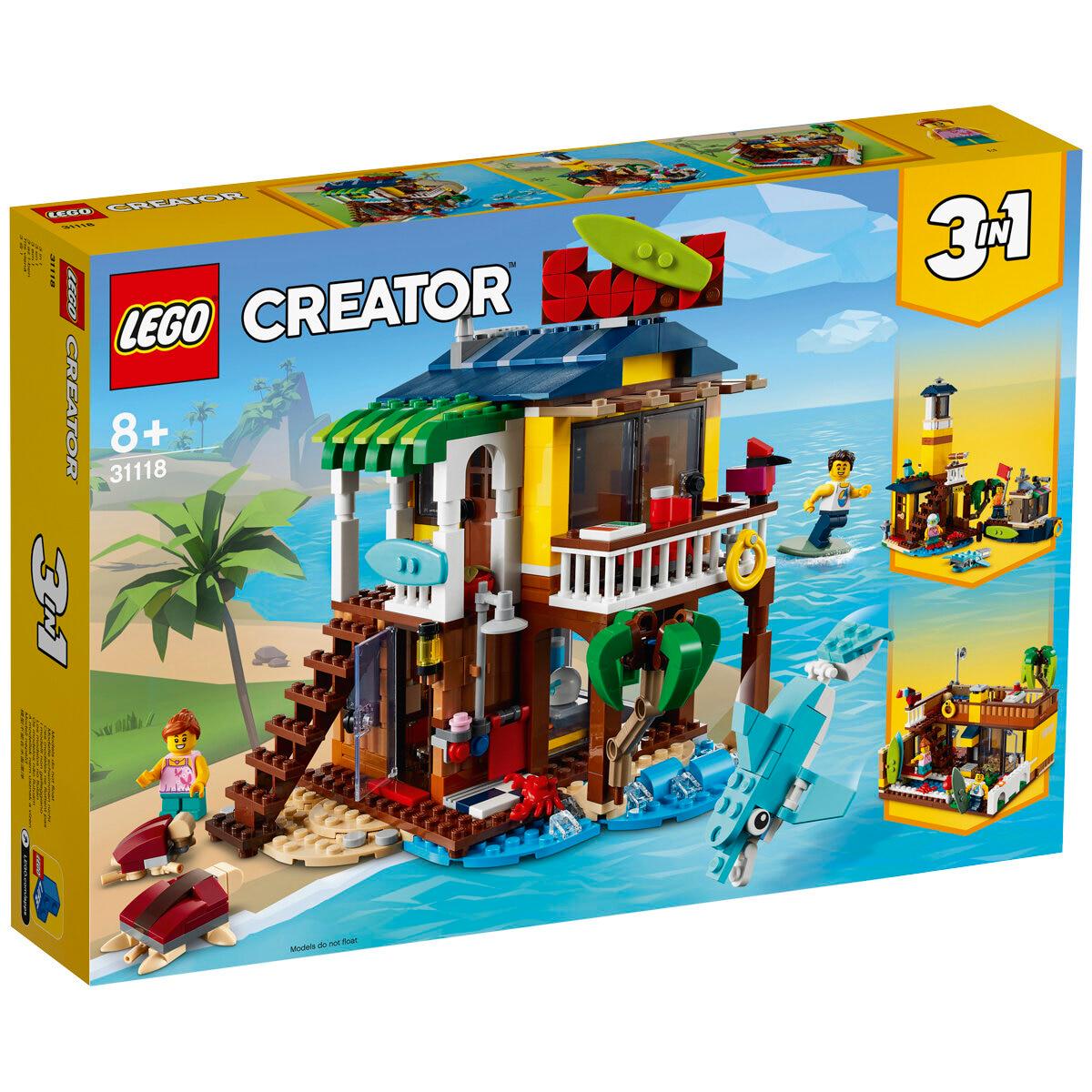 LEGO CREATOR Surfer Beach House 31118