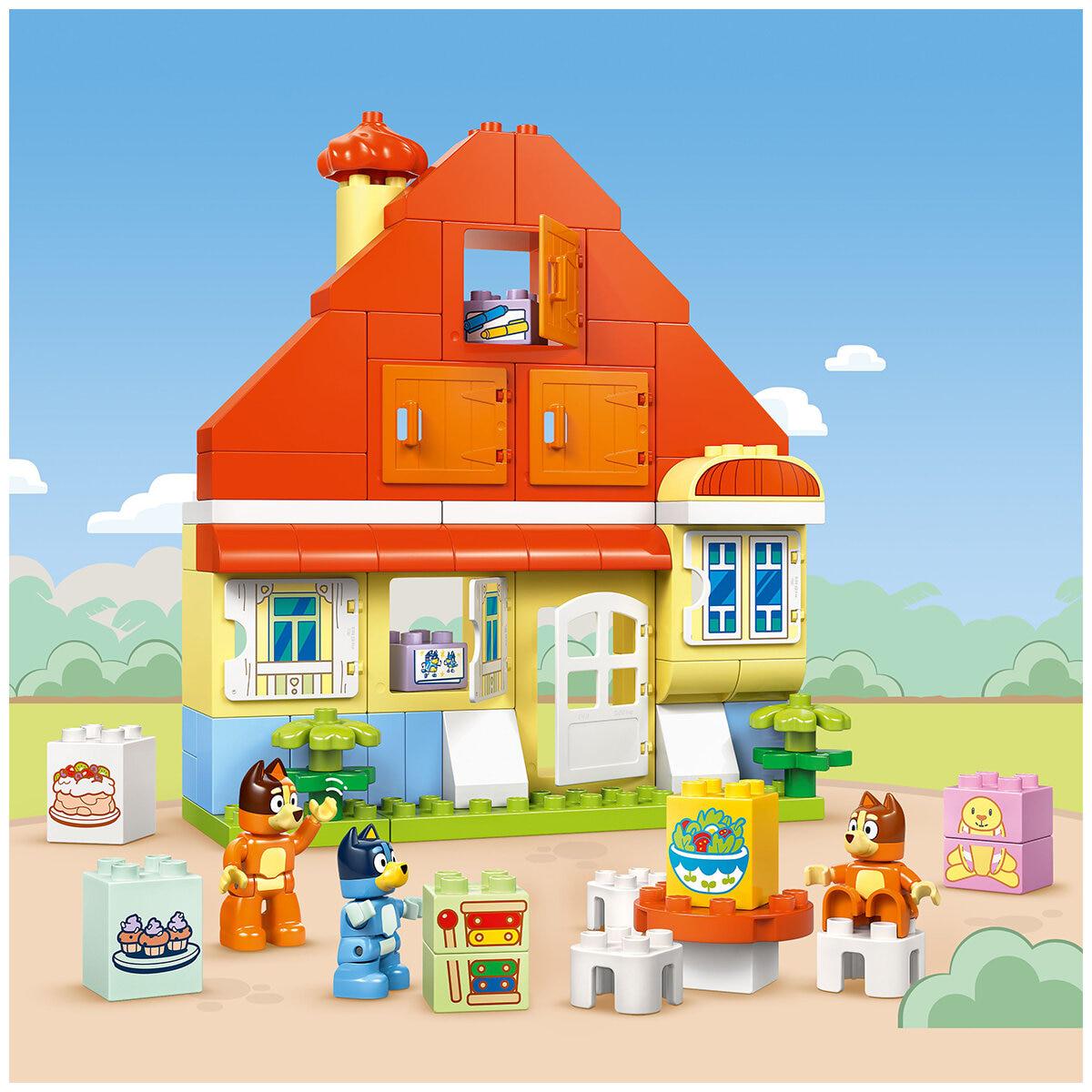 LEGO DUPLO Bluey: Blueys Family House with Memory Game 10459