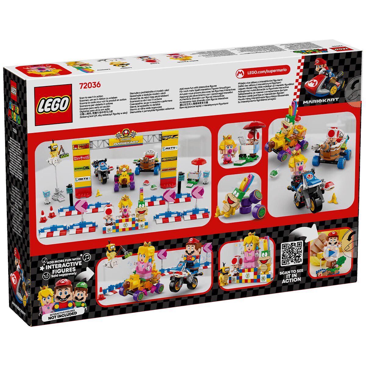 LEGO Super Mario: Mario Kart Baby Peach and Grand Prix Set, Racing Toy 72036