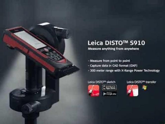 LEICA Disto S910 Package Includes TRI120 Tripod, FTA360-S and Hard Case LG887900