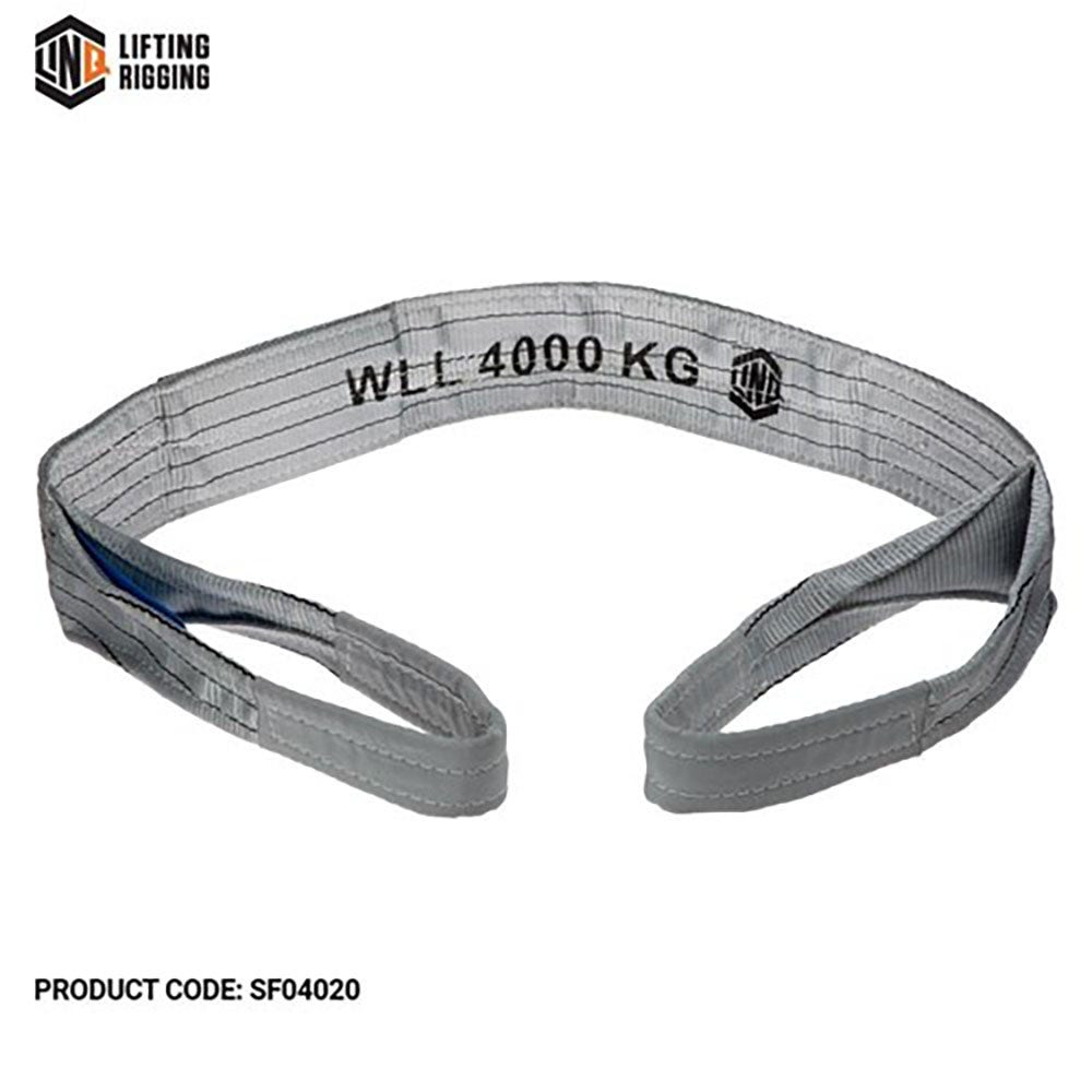 LINQ 2m Sling Webbed Flat Grey SF04020
