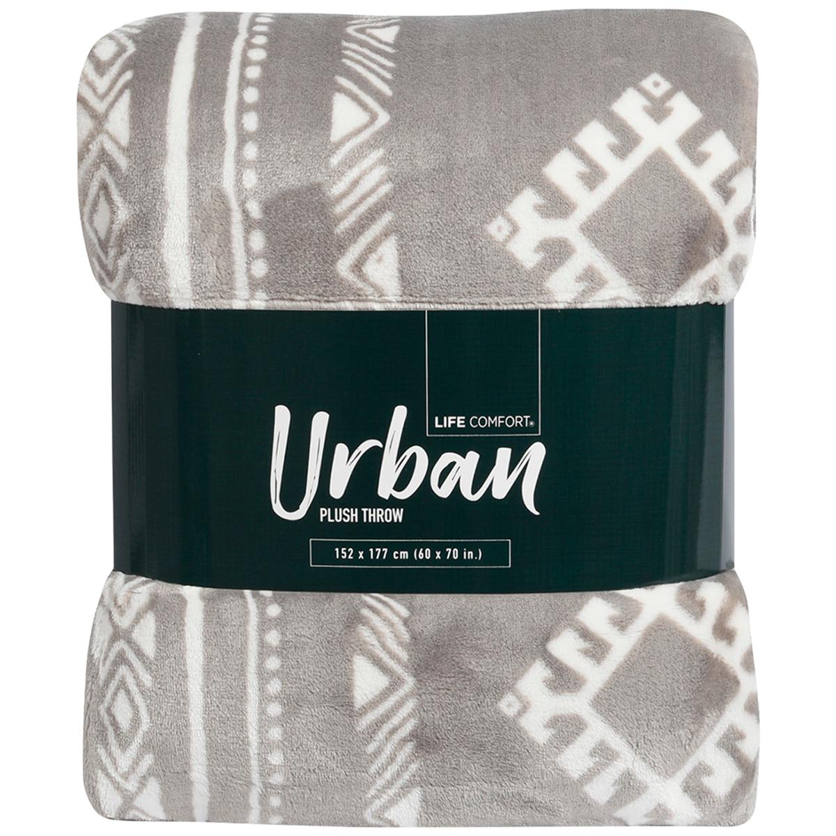 Life Comfort Urban Plush Throw Floral