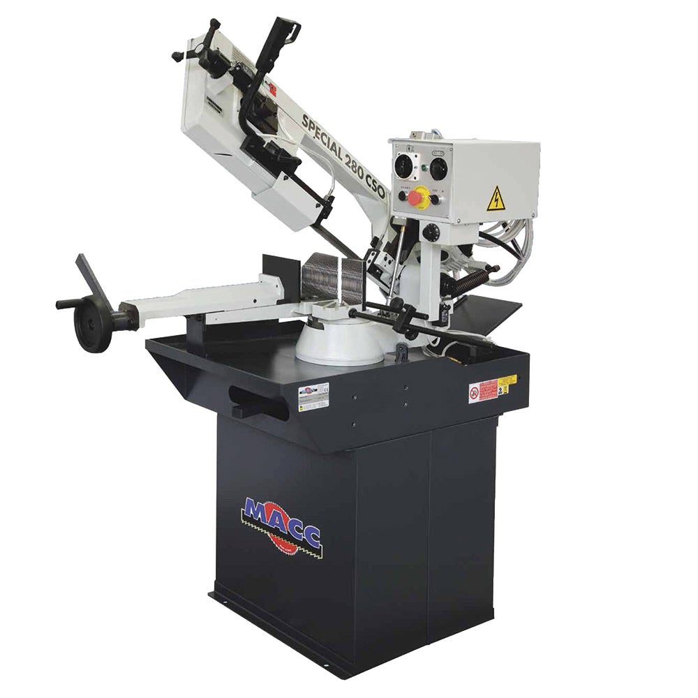 MACC 220mm Swivel Head Bandsaw Inc Stand 3 Phase MB-280CSO-3
