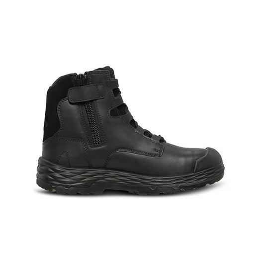 MACK Force Zip-Up Safety Boots Black MK0FORCEZBB