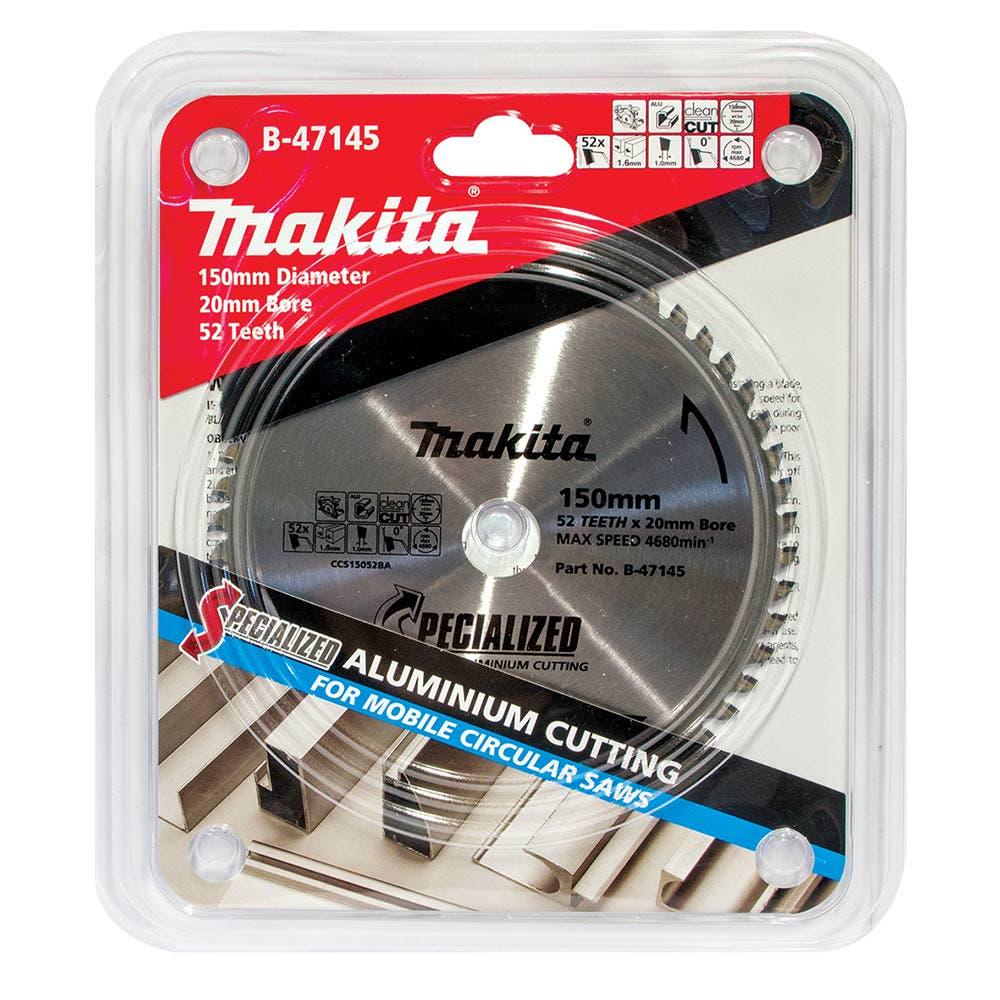 MAKITA 150mm 52T TCT Circular Saw Blade for Aluminium Cutting - SPECIALIZED B-47145