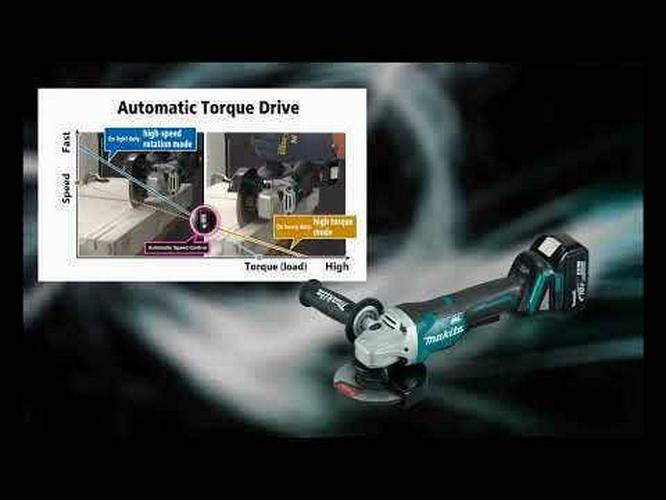MAKITA 18V Brushless AWS 125mm Paddle Switch Angle Grinder w. Wireless Unit Skin DGA518ZU