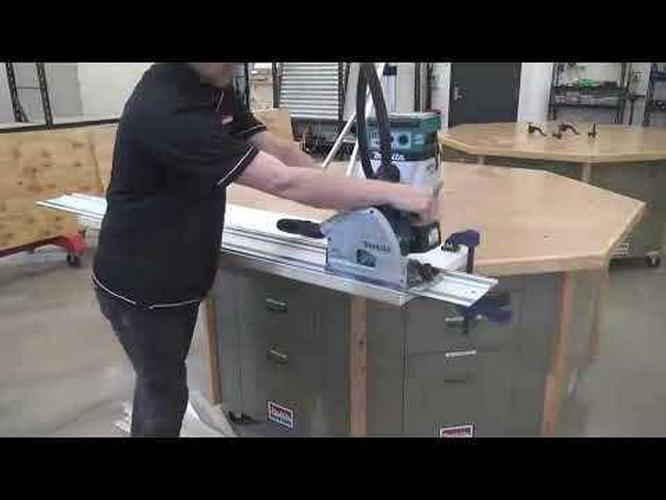 MAKITA 18Vx2 Brushless AWS 165mm Plunge Cut Circular Saw Skin DSP601ZJU