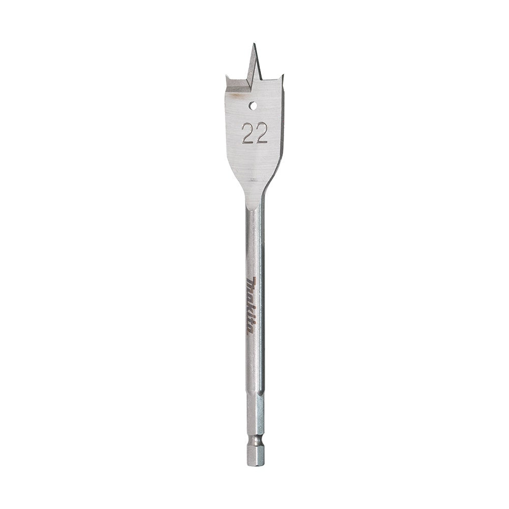 MAKITA 22 X 150mm Flat Wood Spade Bit - 1 4 Hex E-17267