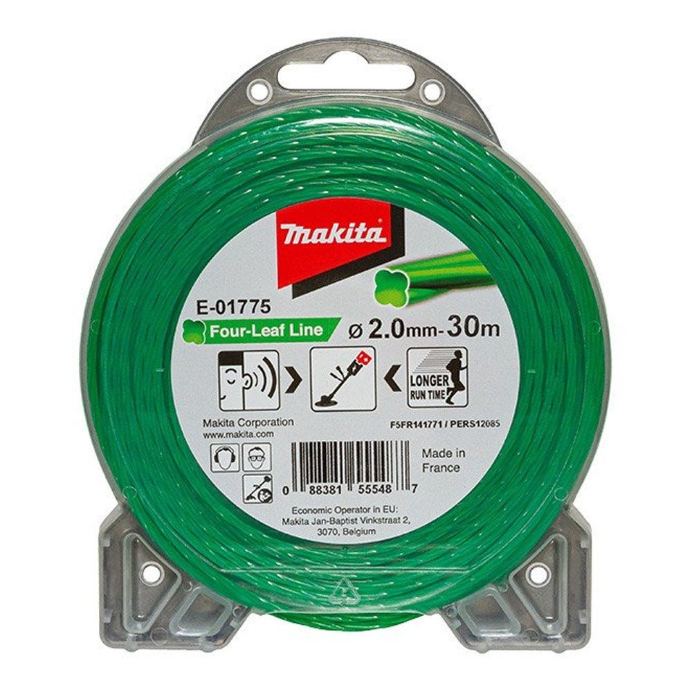 MAKITA 2.0mm x 30m Four Leaf Silent Nylon Line E01775
