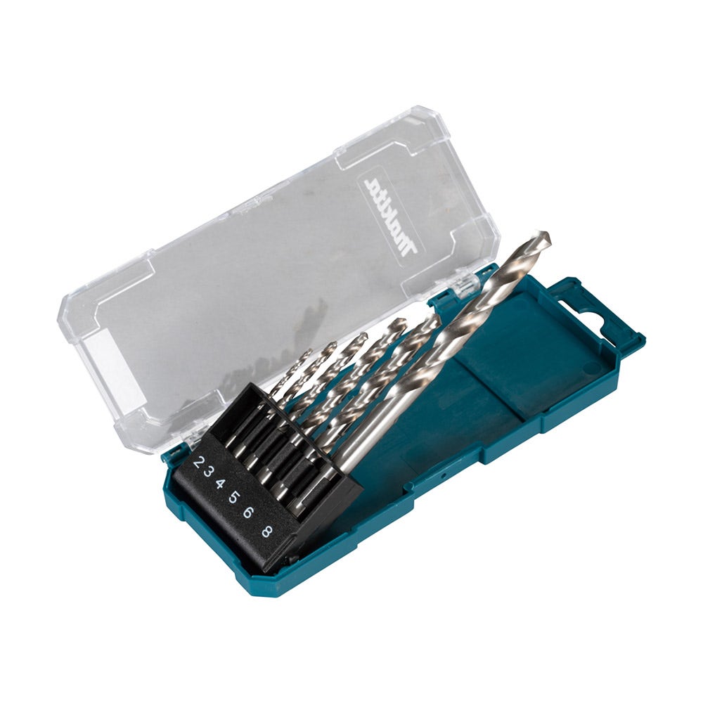 MAKITA 2-8mm HSS-G Metal Drill Bit Set - 6 Piece D-75742