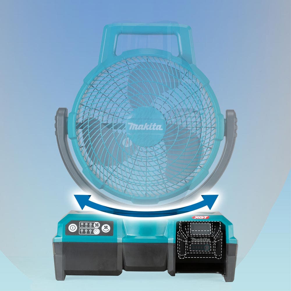 MAKITA 40V Max 235mm Jobsite Fan Skin CF001GZ