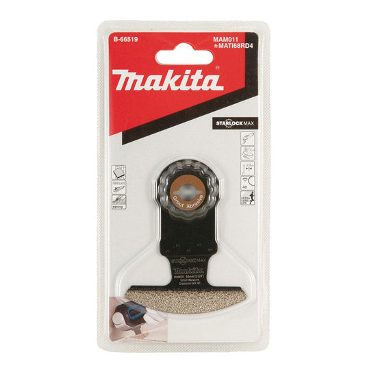 MAKITA 68 x 30mm Starlock Max Multi-Tool Diamond Joint Cutter B-66519