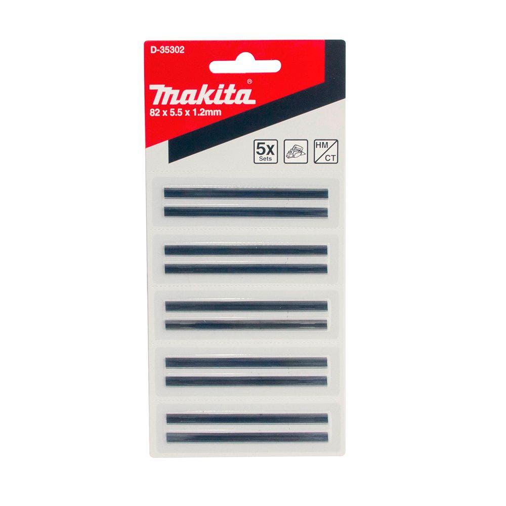 MAKITA 82mm TCT Planer Blade D Edge 10 Piece