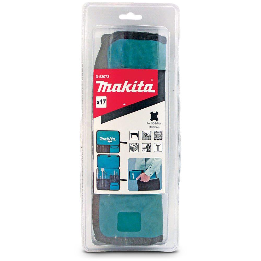 MAKITA SDS-Plus TCT Hammer Drill Bit and Chisel Set - 17 Piece D-53073