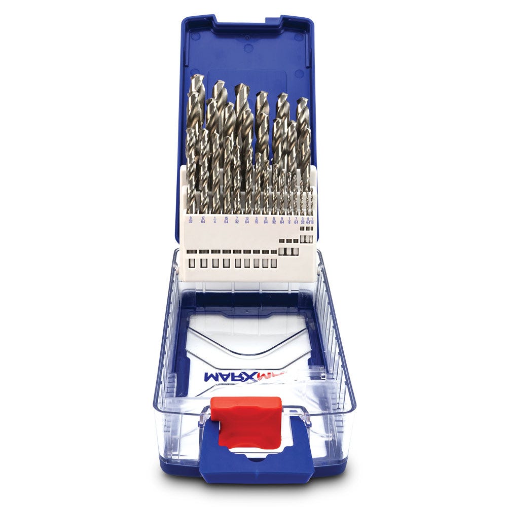 MARXMAN 1 16-1 2 HSS Jobber Drill Bit Set - 29 Piece MHSSSETAF29PC