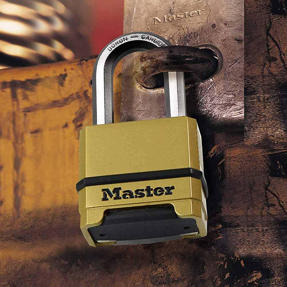 MASTER LOCK 38mm Brass Excell Combination Padlock M175DLFAU
