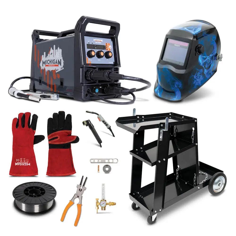 MICHIGAN 180A Multi Process Welder Promo Kit MULTI180S2PKIT