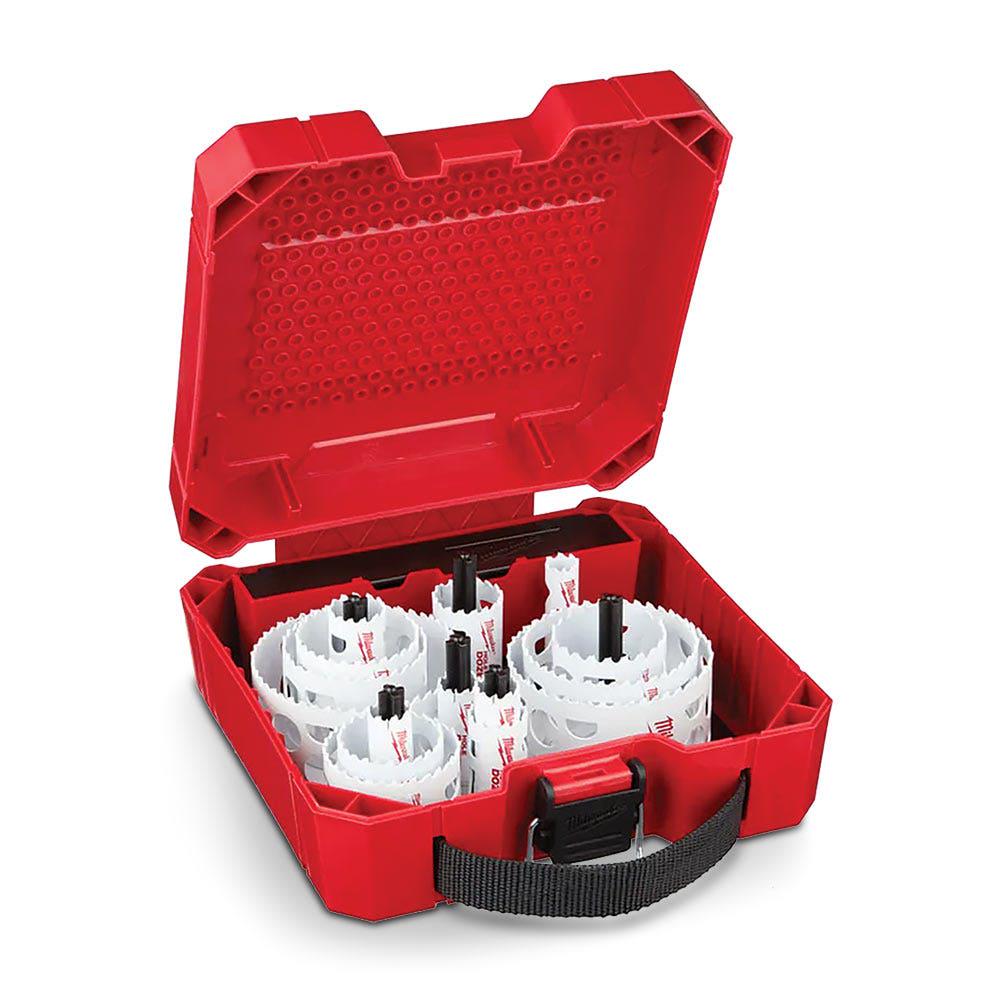 MILWAUKEE 16-92mm Bi-Metal Cobalt Holesaw Set for GENERAL Purpose - HOLEDOZER - 19 Piece 49224035