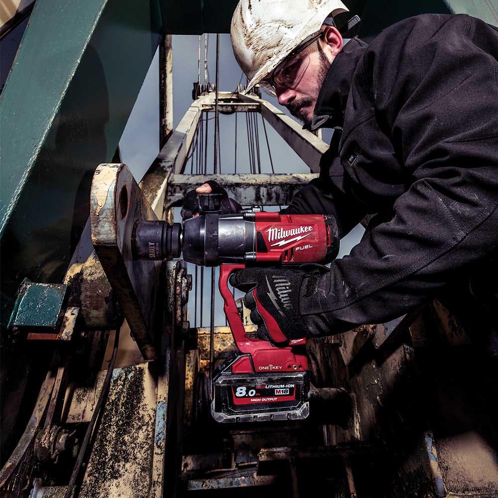 MILWAUKEE 18V FUEL Brushless High Torque Impact Wrench w/ One-Key Skin M18ONEFHIWF1-0