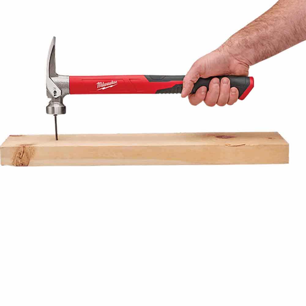 MILWAUKEE 19OZ Poly/Fiberglass Claw Hammer 48229316