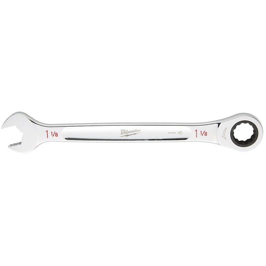 MILWAUKEE 1-1/8" SAE Ratcheting Combination Wrench 45969236