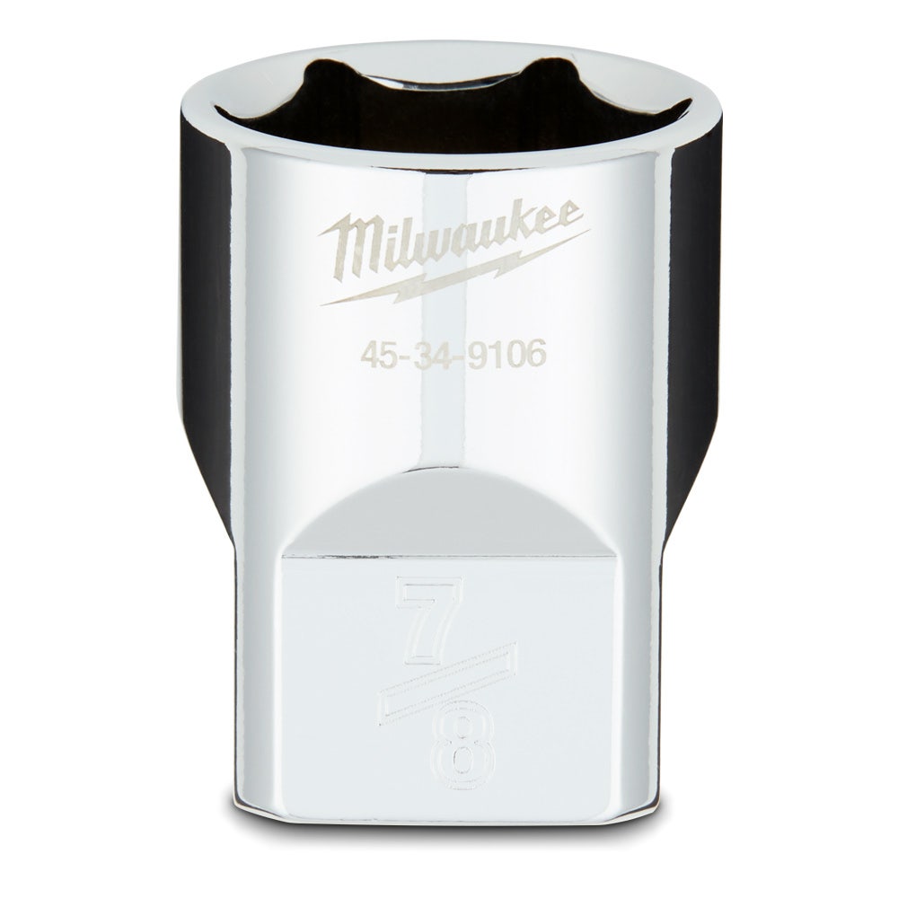 MILWAUKEE 1 2 Drive 7 8inch SAE 6-Point Socket 45349106