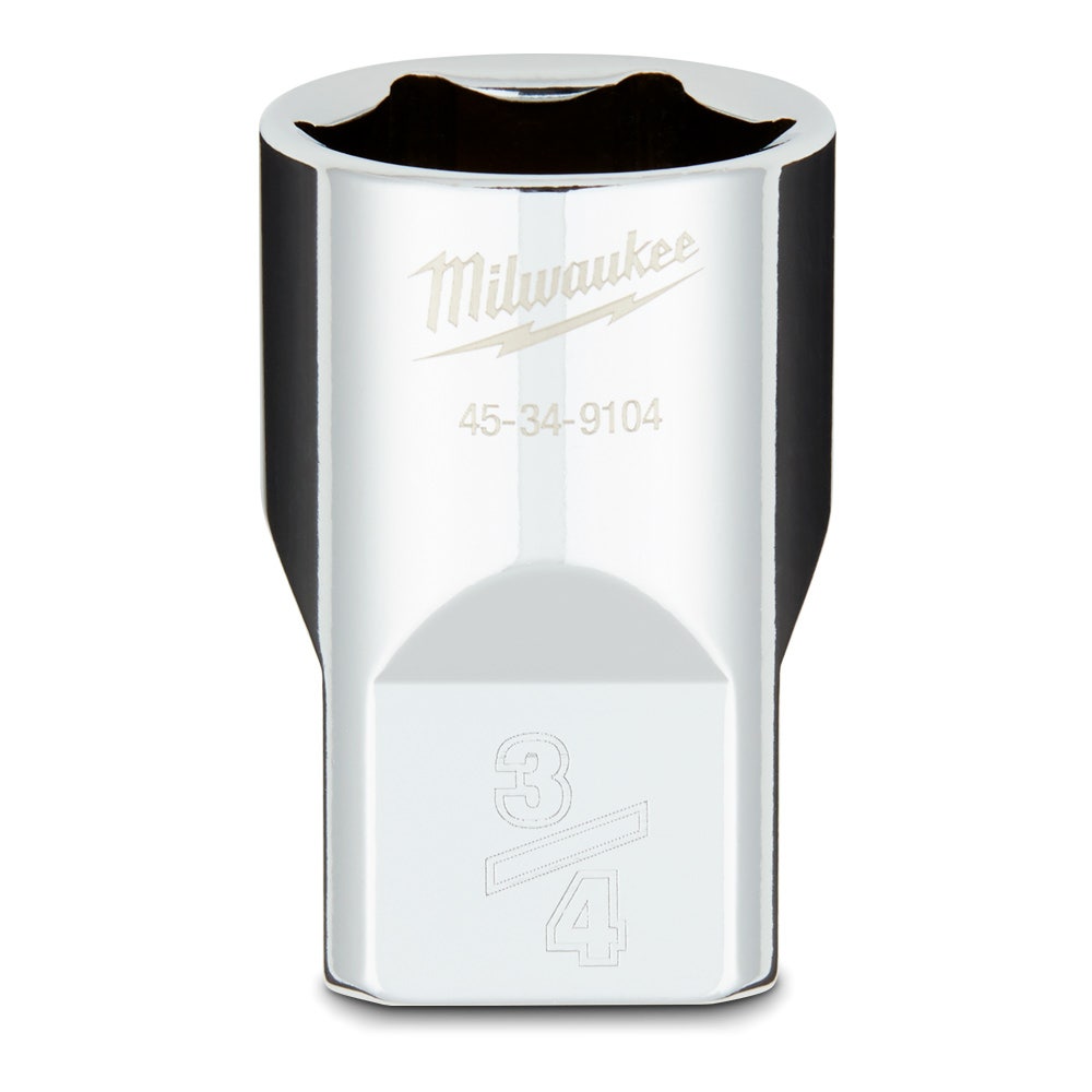 MILWAUKEE 1 2 Drive 3 4inch SAE 6-Point Socket 45349104