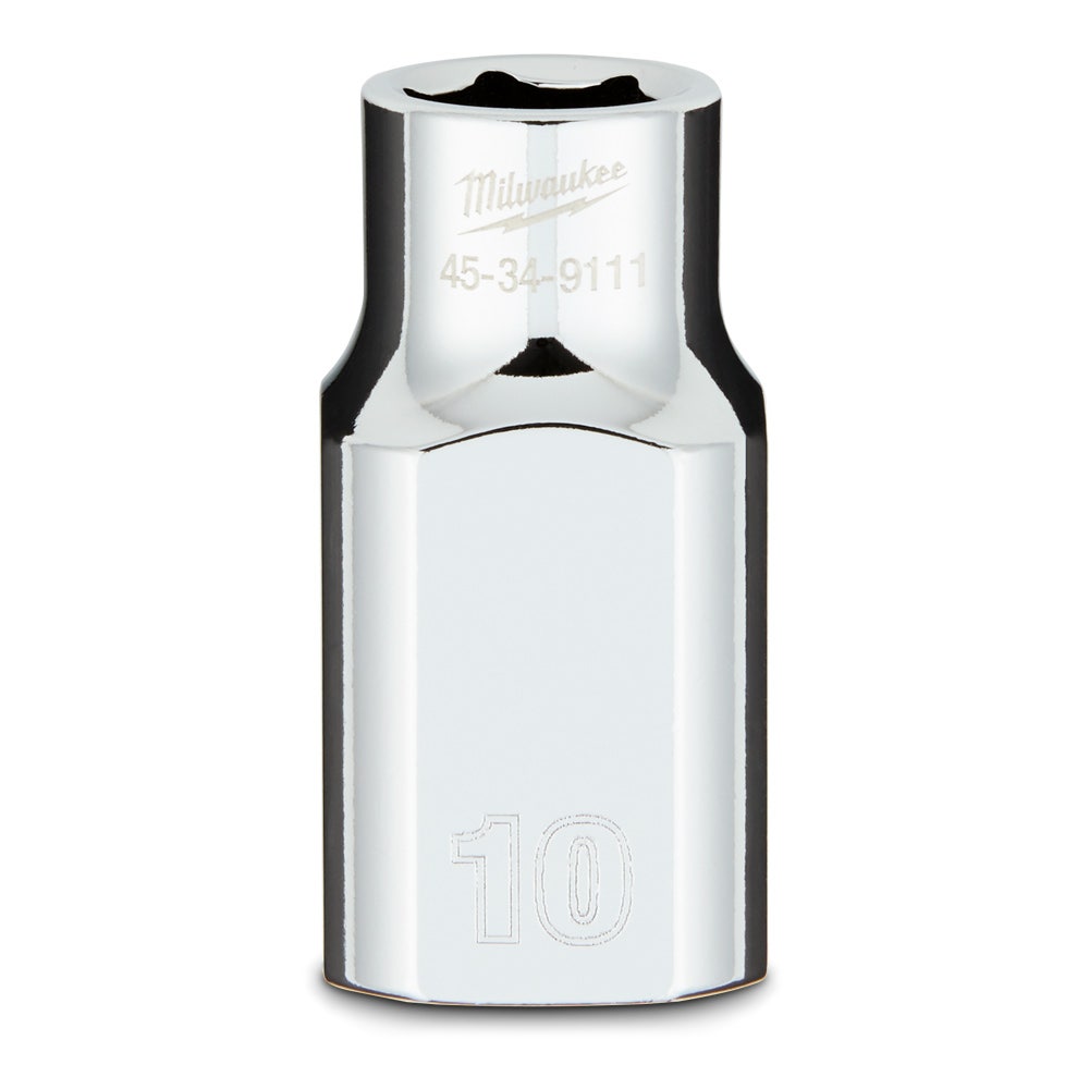 MILWAUKEE 1 2 Drive 10mm Metric 6-Point Socket 45349111