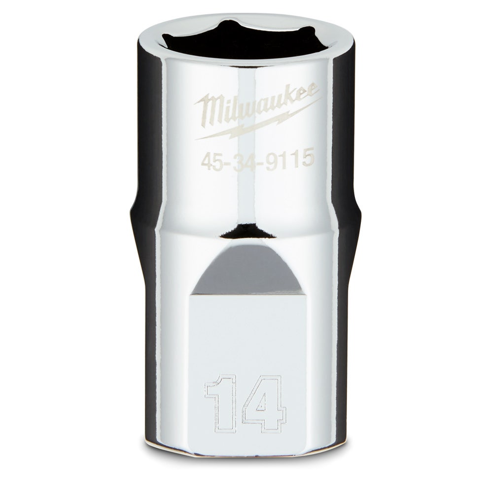 MILWAUKEE 1 2 Drive 14mm Metric 6-Point Socket 45349115