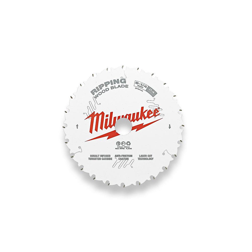 MILWAUKEE 210mm (8 1 4 ) Ripping 24t Circular Saw Blade 48408820