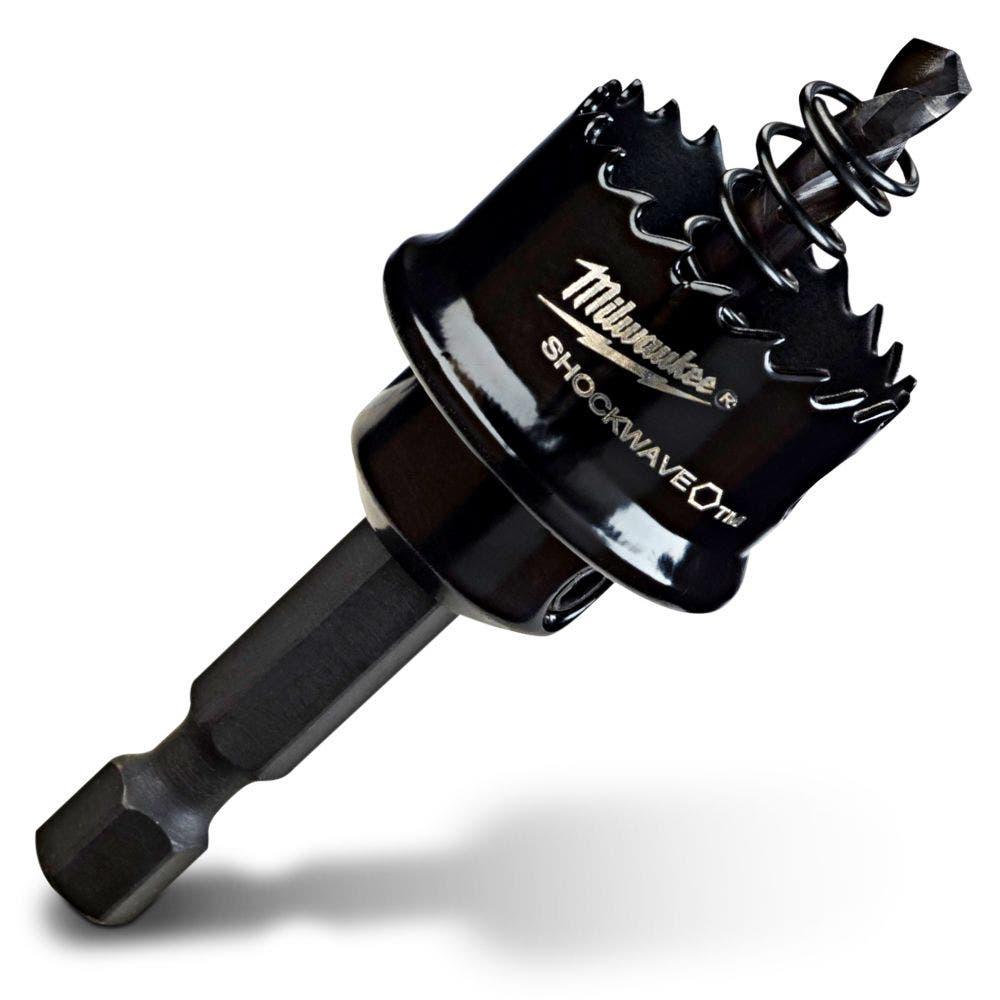 MILWAUKEE 22mm (7 8inch) 1 4-Hex Shank Bi-Metal Sheetmetal Holesaw - SHOCKWAVE 49569810