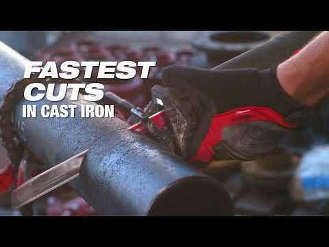 MILWAUKEE 230mm 7TPI TCT Reciprocating Saw Blade for Metal Cutting - THE TORCH - 3 Piece 48005302