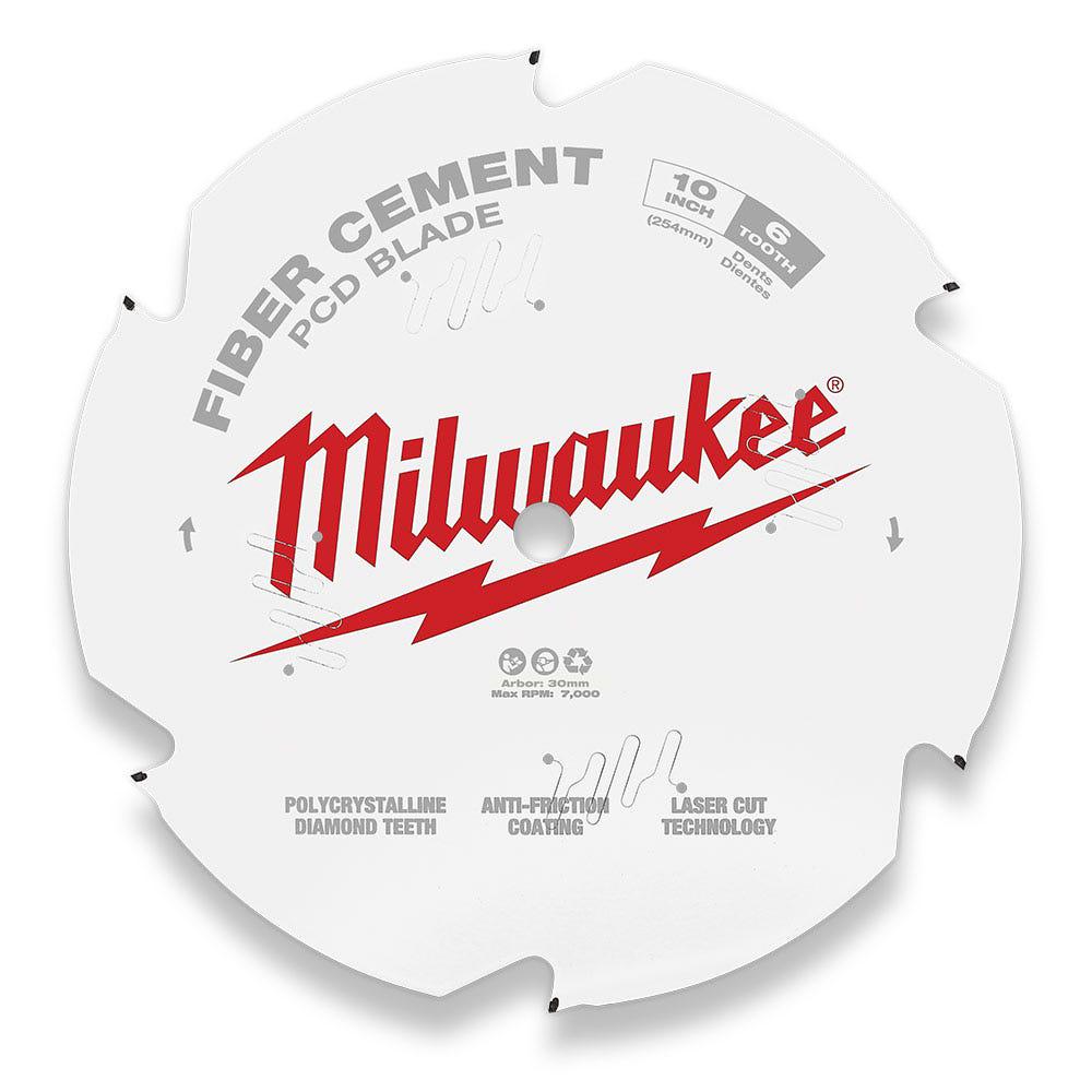 MILWAUKEE 254mm (10 ) Fibre Cement 6T Circular Saw Blade 48409010
