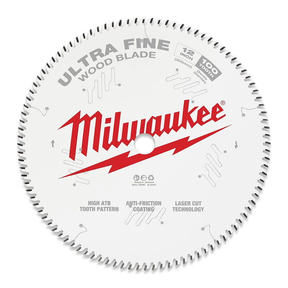MILWAUKEE 305mm (12 ) Ultra Fine 100T Circular Saw Blade 48408228