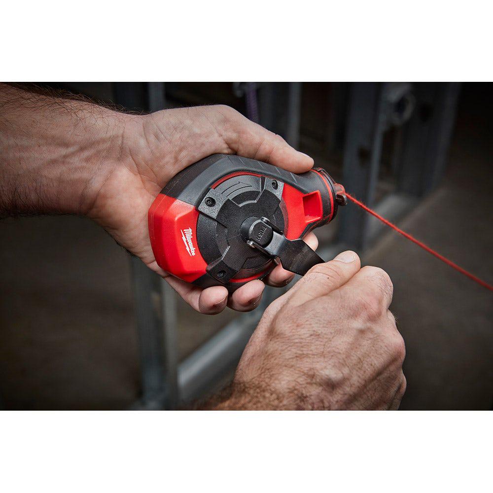 MILWAUKEE 31m ABS Bold Line Chalk Reel Kit with Red Chalk 48223986