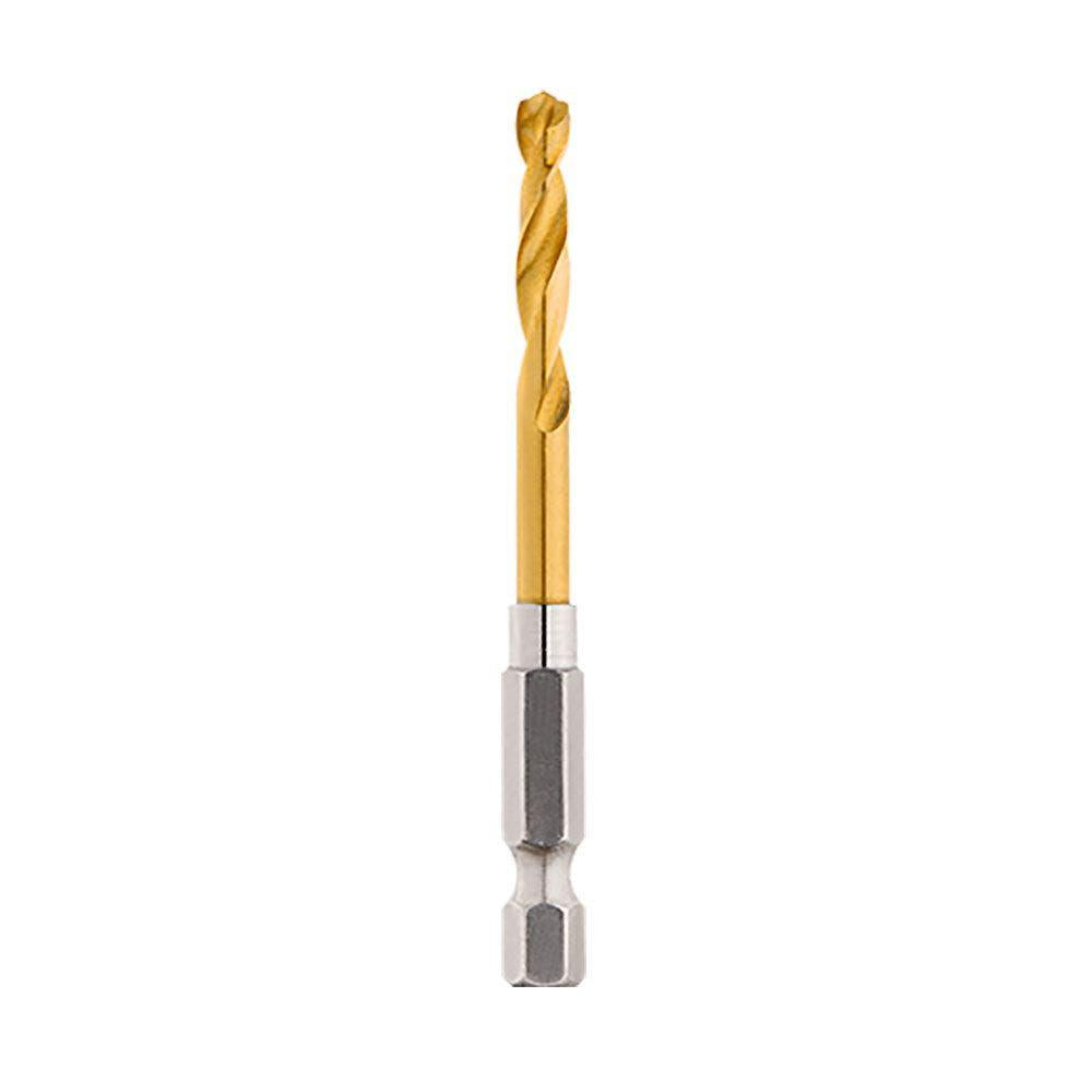 MILWAUKEE 4.2 x 74mm 1 4-Hex Quick-Change HSS-TiN Jobber Drill Bit - RED-HELIX 48894809