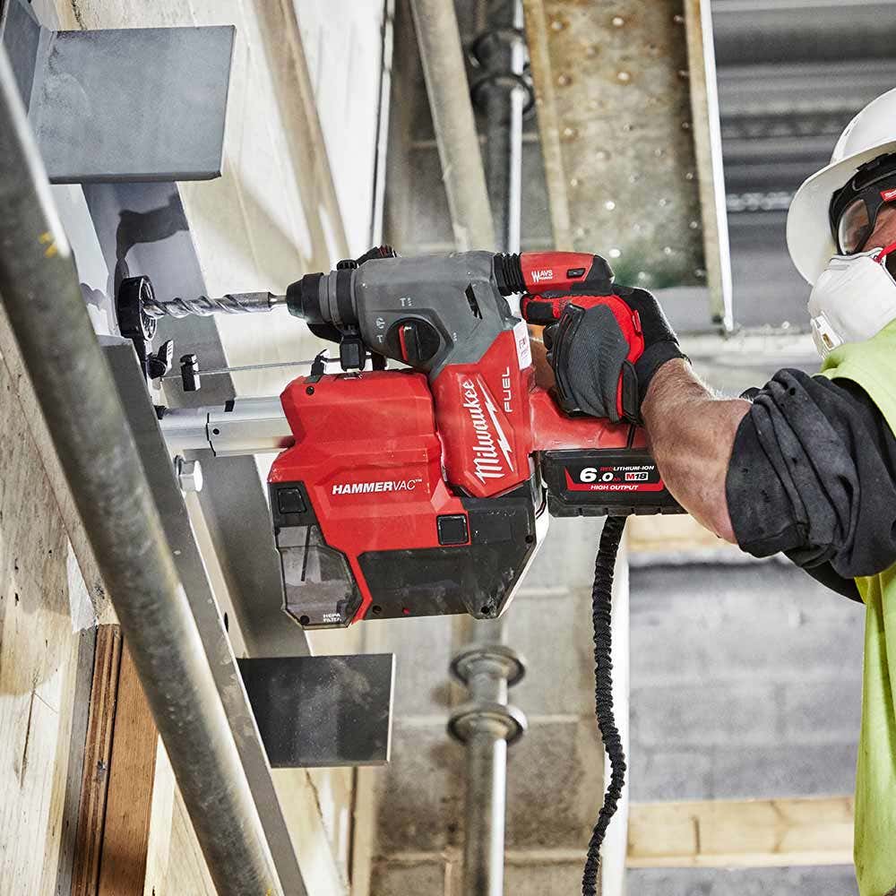 MILWAUKEE Dust Extractor Attachment for SDS Plus Rotary Hammer M18FH M18FDEX-0