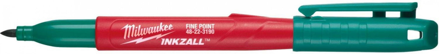 MILWAUKEE INKZALL Green Fine Permanent Marker 48223190