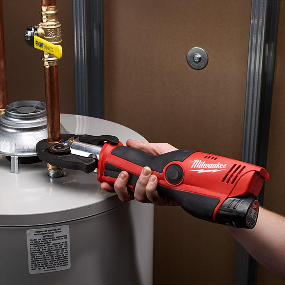 MILWAUKEE M12 1 2inch Force Logic Head Press Tool M12HPT-AV15