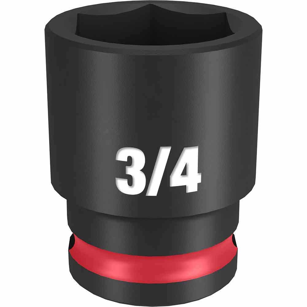 MILWAUKEE SHOCKWAVE 3/8" Drive 3/4" Standard 6 Point Impact Socket 49666110