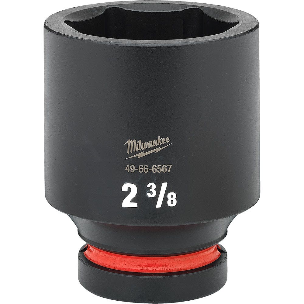 MILWAUKEE SHOCKWAVE 1" Drive 2-3/8" Deep 6 Point Impact Socket 49666567