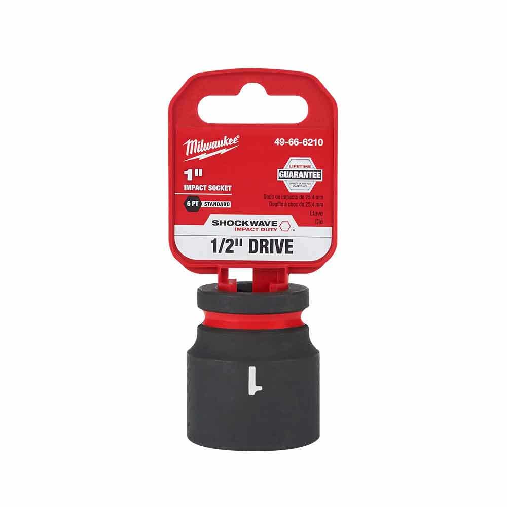 MILWAUKEE SHOCKWAVE 1 2 Drive 1 Standard 6 Point Impact Socket 49666210