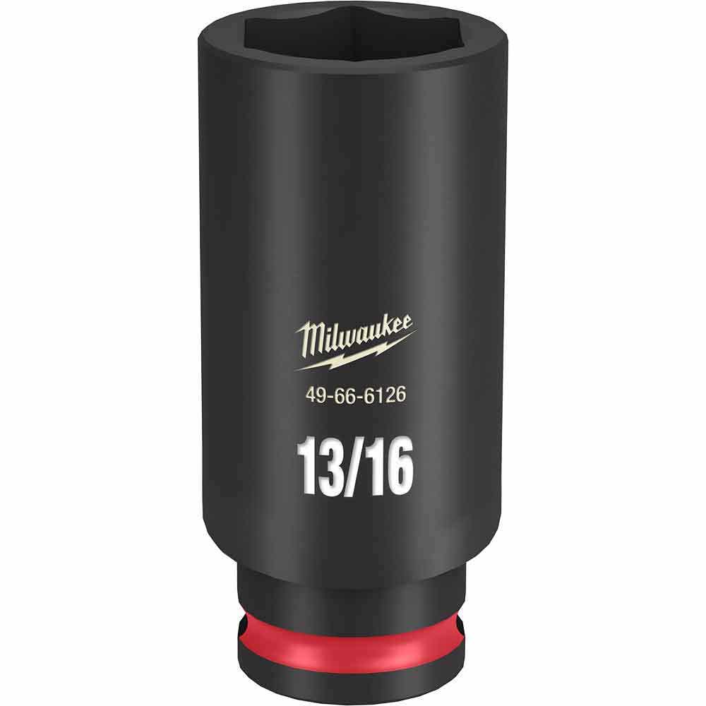 MILWAUKEE SHOCKWAVE 3/8" Drive 13/16" Deep 6 Point Impact Socket 49666126