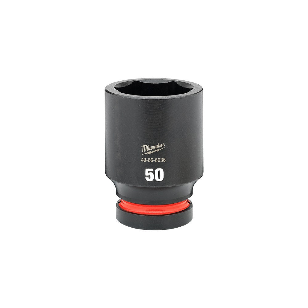 MILWAUKEE SHOCKWAVE 1inch Drive 50mm Deep 6 Point Impact Socket 49666636